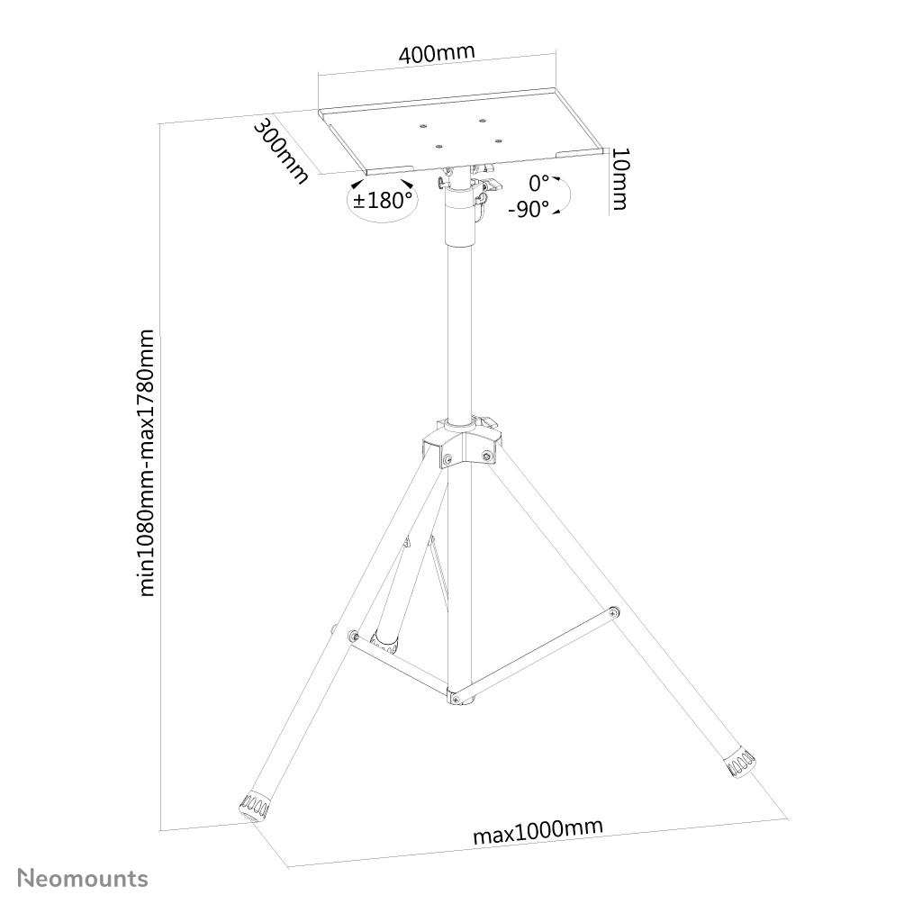 Neomounts floor stand